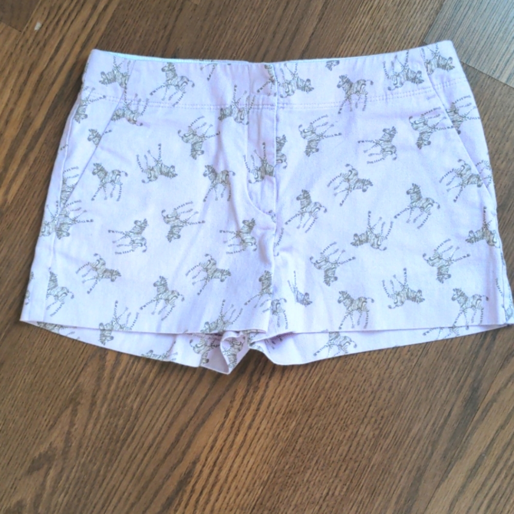 Crewcuts Girls Zebra Shorts Size 10 Super Cute